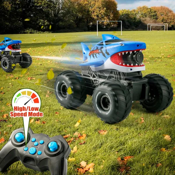 Mașină Lead Honor Amphibious Racing Shark LH-C084  / 2.4 GHz / Red Blue photo 5