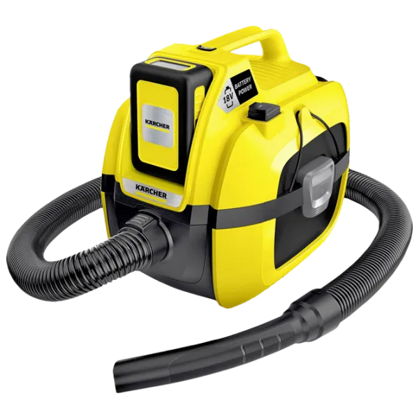 Промышленный пылесос KARCHER WD 1 Compact Battery Set 230 Вт / Желтый photo 1