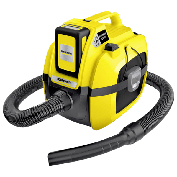 Промышленный пылесос KARCHER WD 1 Compact Battery Set 230 Вт / Желтый photo 1