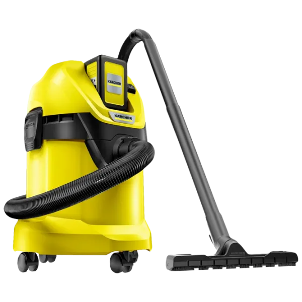Промышленный пылесос KARCHER WD 3 Battery Set 300 Вт / Желтый photo 1
