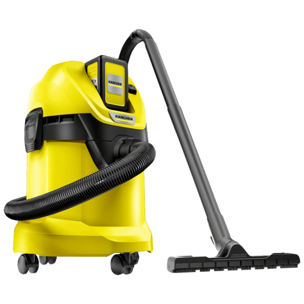 Промышленный пылесос KARCHER WD 3 Battery Set 300 Вт / Желтый photo 1