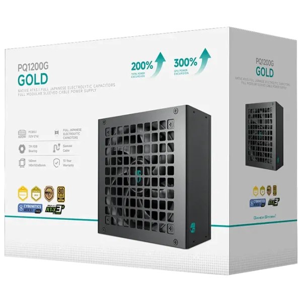 Sursă de alimentare Deepcool GamerStorm PQ1200G 80+ Gold / 1200 W photo 4