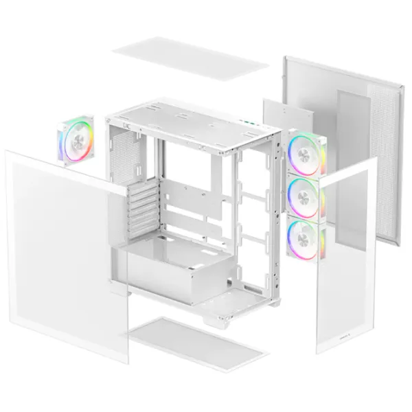 Корпус Deepcool CG580 4F V2 Mid Tower / Белый photo 10