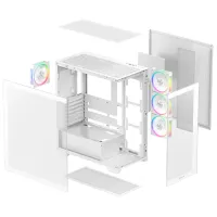 Carcasă Deepcool CG580 4F V2 Mid Tower / White photo 10