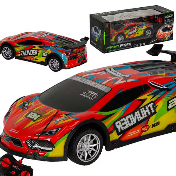 Mașină Lead Honor Sports Car Body Light Thunder LH-C071  / / Black Red photo 3