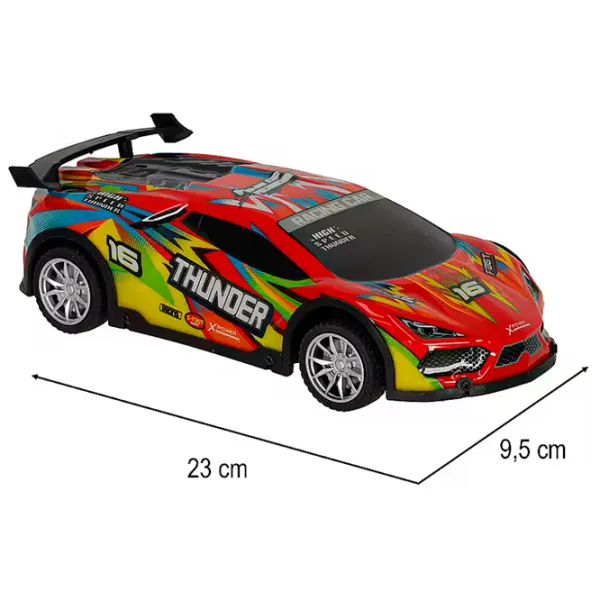 Mașină Lead Honor Sports Car Body Light Thunder LH-C071  / / Black Red photo 6