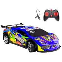 Mașină Lead Honor Sports Car Body Light Thunder LH-C071 / / Black Blue photo 2