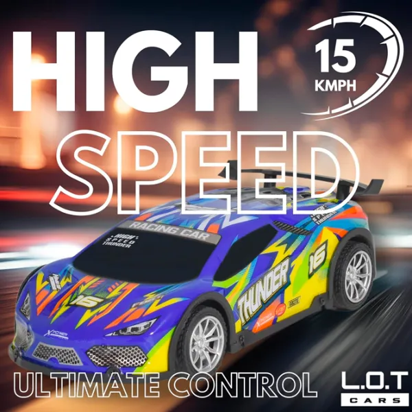 Машинка Lead Honor Sports Car Body Light Thunder LH-C071  / / Черный Синий photo 4