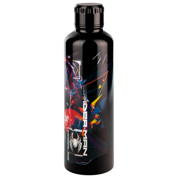Sticlă pentru apă Paladone Spiderman Miles Morales Metal Water Bottle Black photo 2