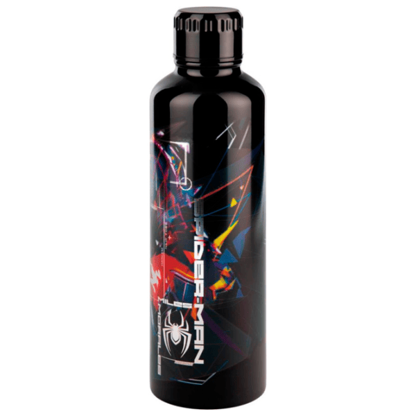 Sticlă pentru apă Paladone Spiderman Miles Morales Metal Water Bottle Black photo 2