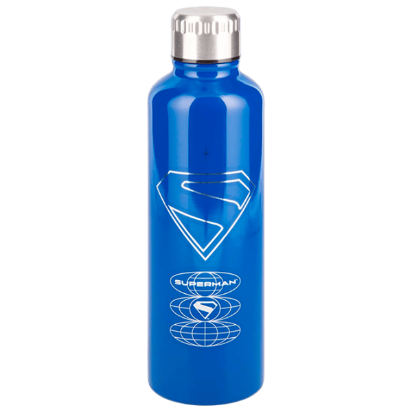 Бутылка для воды Paladone Superman Theatrical Metal Water Bottle Синий photo 1