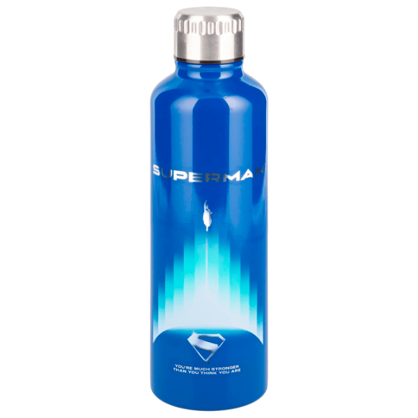 Бутылка для воды Paladone Superman Theatrical Metal Water Bottle Синий photo 3