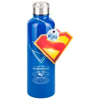 Бутылка для воды Paladone Superman Theatrical Metal Water Bottle Синий photo 4
