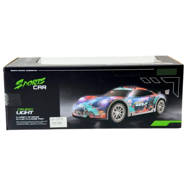 Mașină Lead Honor Sports Car Body Light Wolf LH-C070  / / Black Blue photo 7