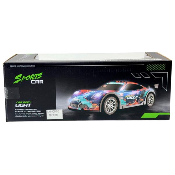 Mașină Lead Honor Sports Car Body Light Wolf LH-C070  / / Black Blue photo 7