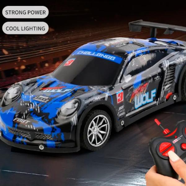Mașină Lead Honor Sports Car Body Light Wolf LH-C070  / / Black Blue photo 8
