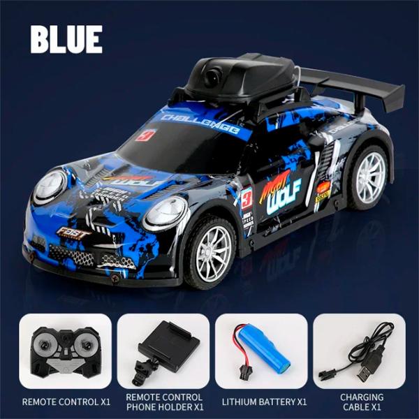 Mașină Lead Honor Sports Car Body Light Wolf LH-C070  / / Black Blue photo 9