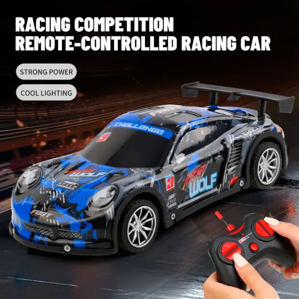 Mașină Lead Honor Sports Car Body Light Wolf LH-C070  / / Black Blue photo 10