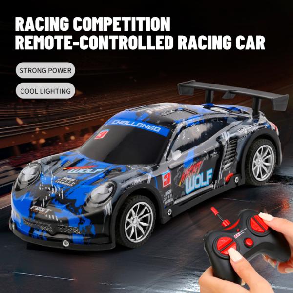 Mașină Lead Honor Sports Car Body Light Wolf LH-C070  / / Black Blue photo 10