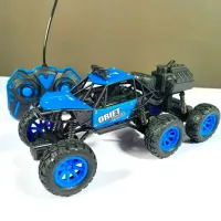 Машинка ZI DI TOYS Off-Road 6x6 Spray Rock 299A / / Черный Синий photo 3