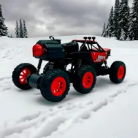 Машинка ZI DI TOYS Off-Road 6x6 Spray Rock 299A / / Черный Красный photo 2