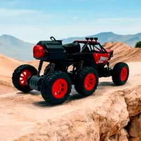 Машинка ZI DI TOYS Off-Road 6x6 Spray Rock 299A / / Черный Красный photo 3