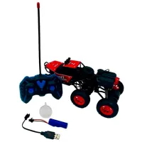 Машинка ZI DI TOYS Off-Road 6x6 Spray Rock 299A / / Черный Красный photo 5