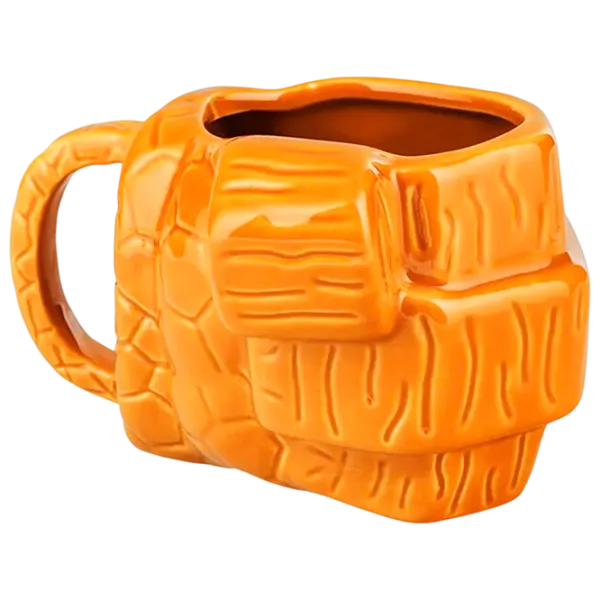Sticlă pentru apă Paladone Marvel Fantastic Four The Thing Shaped Mug 500 ml photo 1
