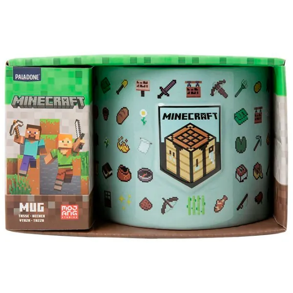 Cană Paladone Minecraft Embossed Mug 400 ml photo 2