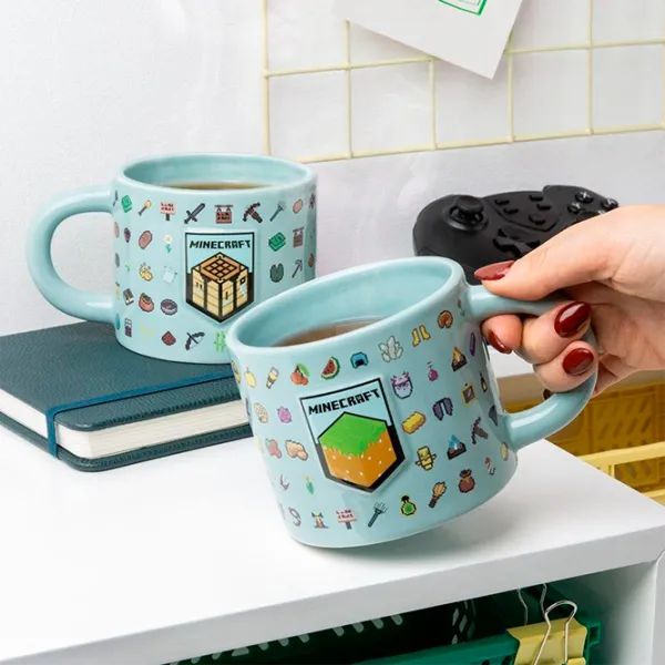 Cană Paladone Minecraft Embossed Mug 400 ml photo 3