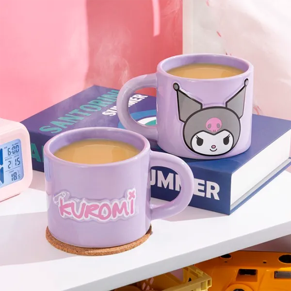 Cană Paladone Hello Kitty Kuromi Embossed Mug 400 ml photo 3