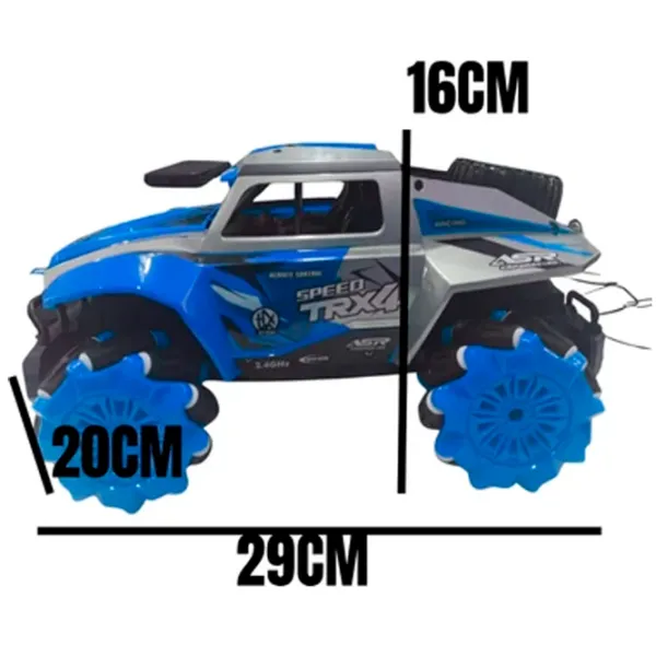 Машинка ZI DI TOYS Off-Road Spray Atlant 6608  / / Черный Синий photo 3