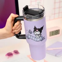 Кружка Paladone Kuromi Insulated Cup and Straw Фиолетовый photo 2
