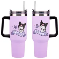 Кружка Paladone Kuromi Insulated Cup and Straw Фиолетовый photo 4