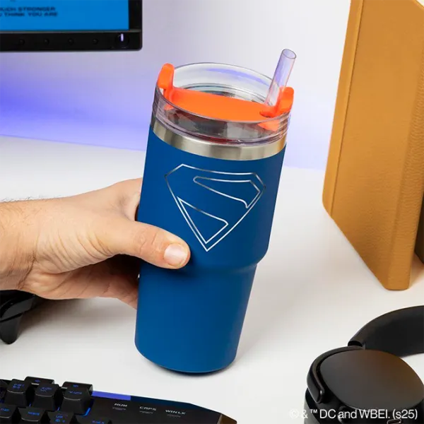 Бутылка для воды Paladone Superman Theatrical Gamer Cup Синий photo 4