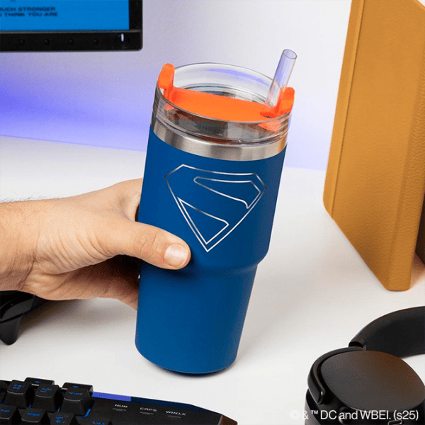 Бутылка для воды Paladone Superman Theatrical Gamer Cup Синий photo 4
