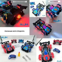 Машинка QIANKUN F1 Racing Car 112430 15 км/ч / / Черный Синий photo 6