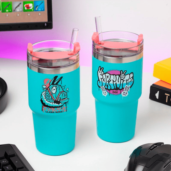 Sticlă pentru apă Paladone Gamer Cup Turquoise photo 4