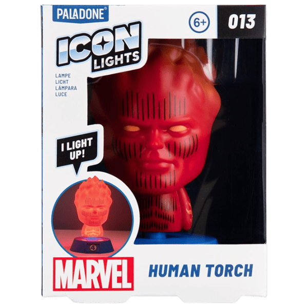 Lampă LED Paladone Marvel Fantastic Four Human Red photo 2