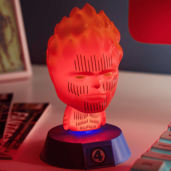 Lampă LED Paladone Marvel Fantastic Four Human Red photo 4