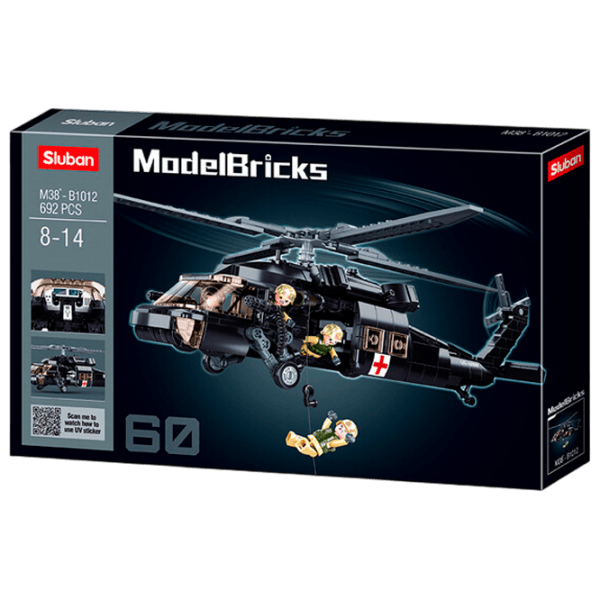 Constructor Sluban US Army medical helicopter Armată/ Black photo 1