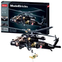 Конструктор Sluban US Army medical helicopter Армия/ Черный photo 2