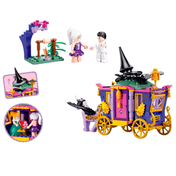 Constructor Sluban The witch's carriage in the forest Clasic/ Violet photo 4