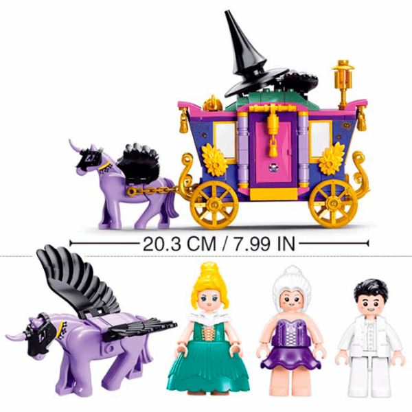 Constructor Sluban The witch's carriage in the forest Clasic/ Violet photo 6