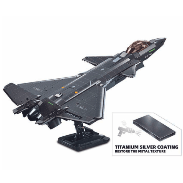 Constructor Sluban Stealth J20SS Avion/ Gray photo 5