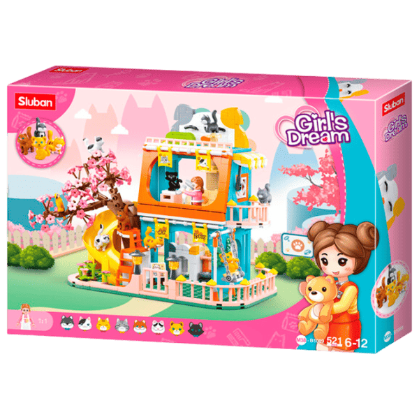 Constructor Sluban Cat House Clasic/ Orange photo 1