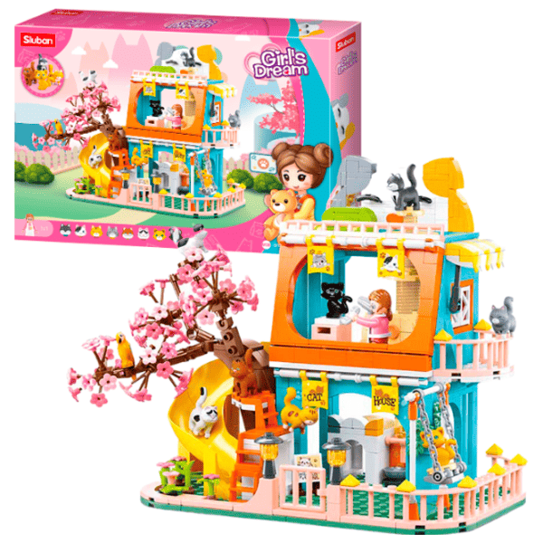 Constructor Sluban Cat House Clasic/ Orange photo 2