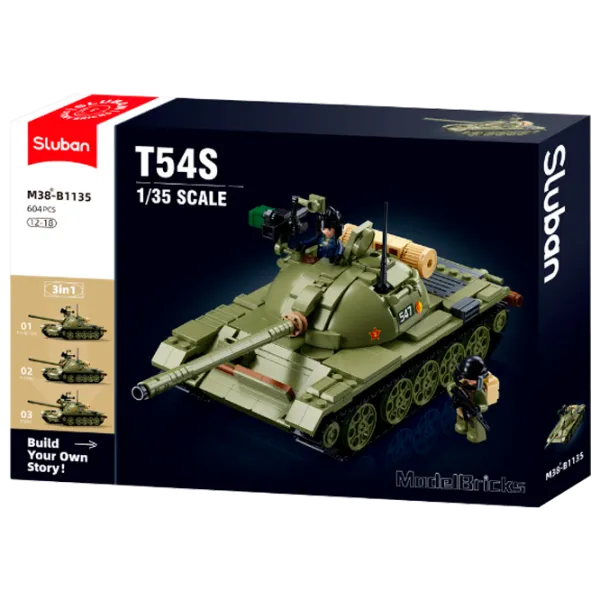 Constructor Sluban T-54S Armată/ Khaki photo 1