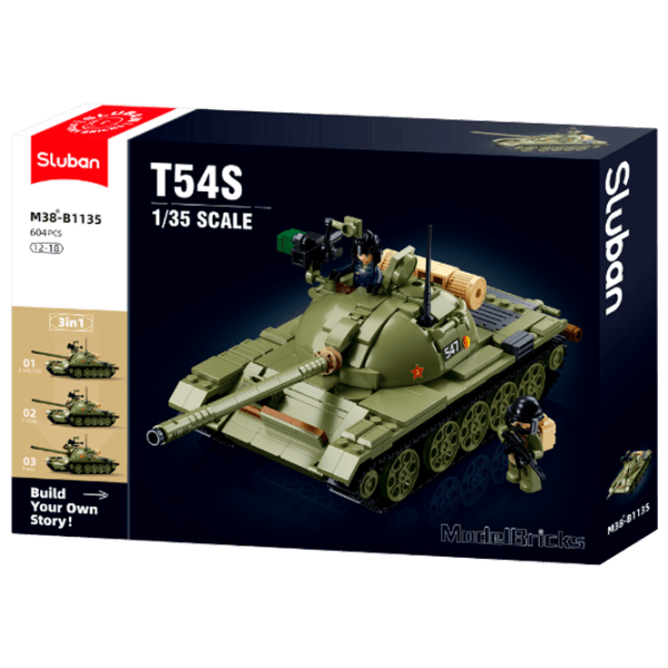 Constructor Sluban T-54S Armată/ Khaki photo 1