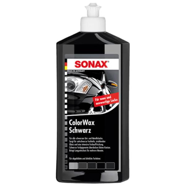 Воск Sonax ColorWax Schwarz Пластик / Для полировки photo 1